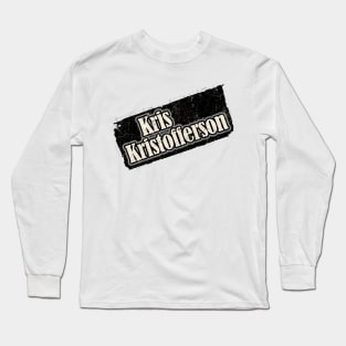 NYINDIRPROJEK - Kris Kristofferson Long Sleeve T-Shirt